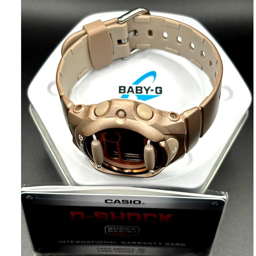 Casio Baby-G BG169G-4 Bronze Rose Gold Digital Women's Watch NIB Discontinued - Picture 16 of 17